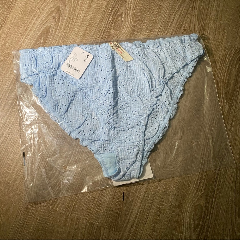 Free People Homegrown Undie Clear Sky / Baby Blue - Picture 5 of 5
